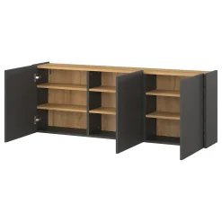 Opbergkast Aniek Grafiet 51 cm