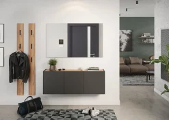 Opbergkast Aniek Grafiet 51 cm