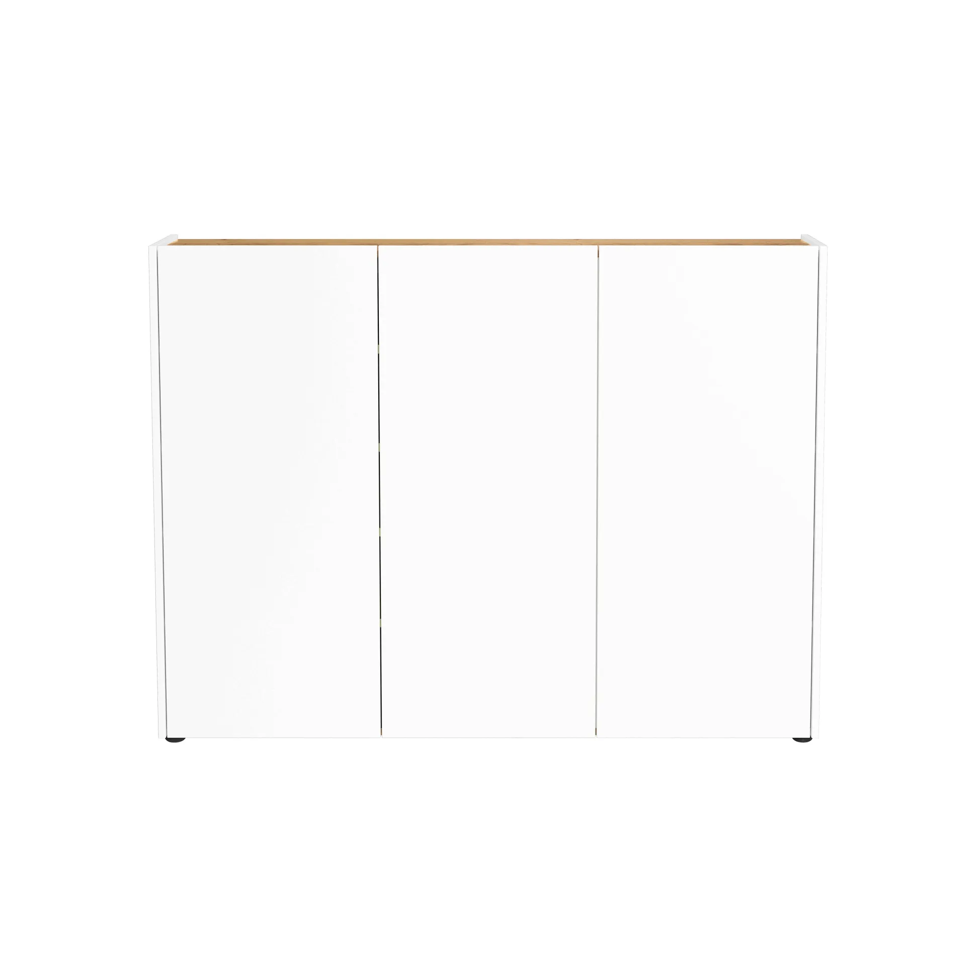 Opbergkast Aniek Wit Eiken 105 cm