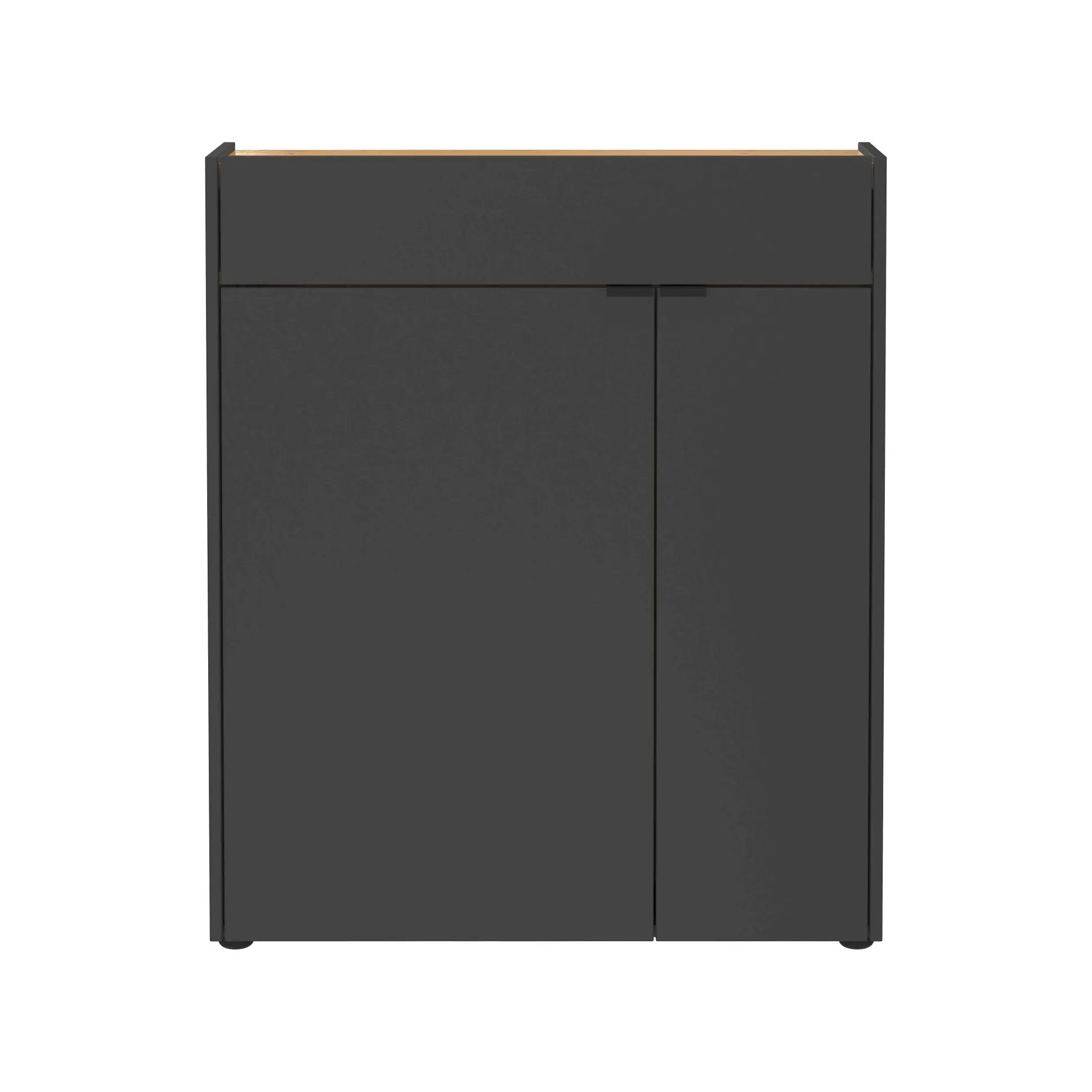 Opbergkast Eleonore Grafiet 83 cm