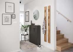 Opbergkast Eleonore Grafiet 83 cm