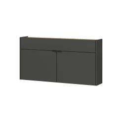 Opbergkast Eleonore Grafiet 110 cm