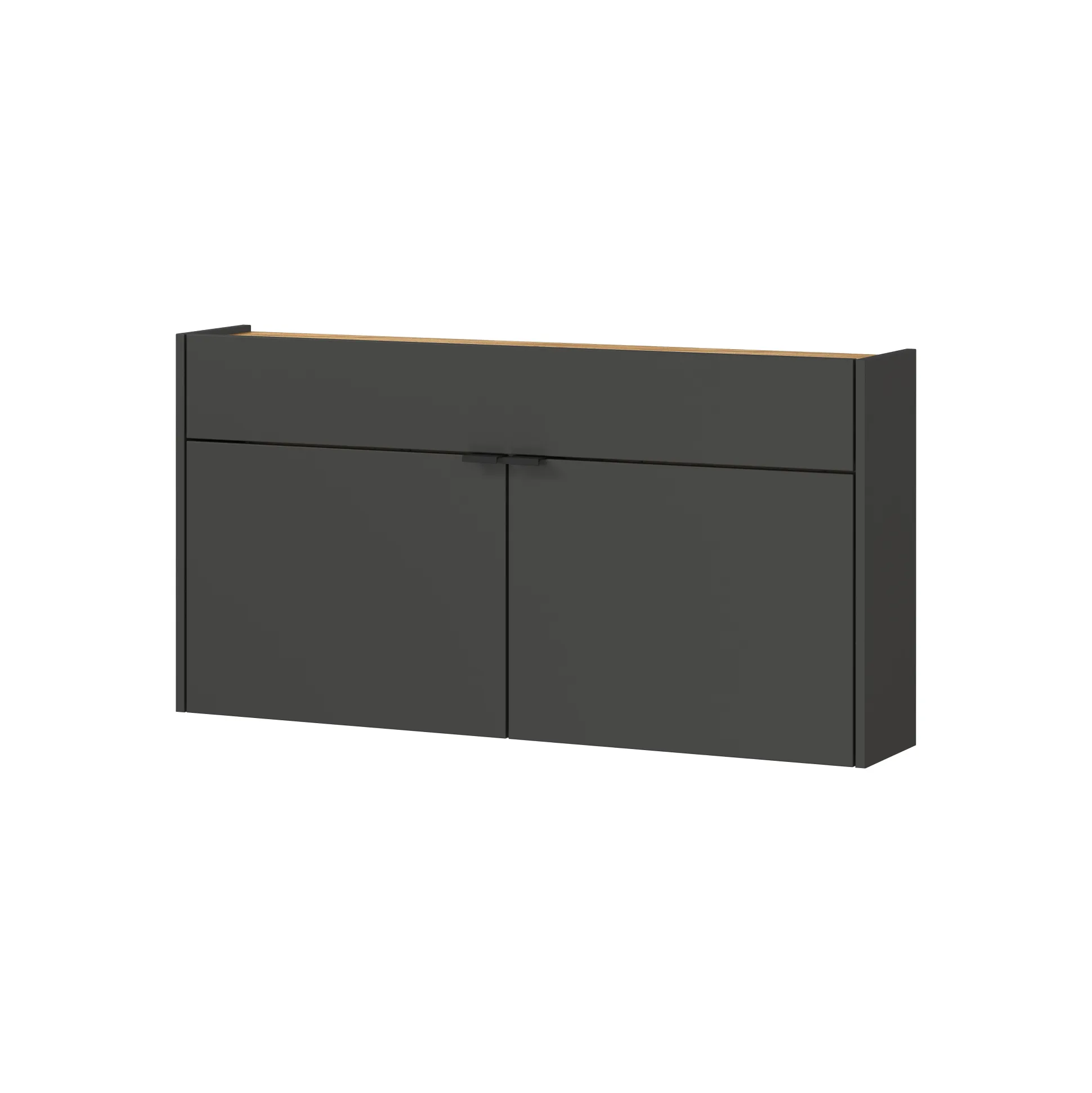 Opbergkast Eleonore Grafiet 110 cm