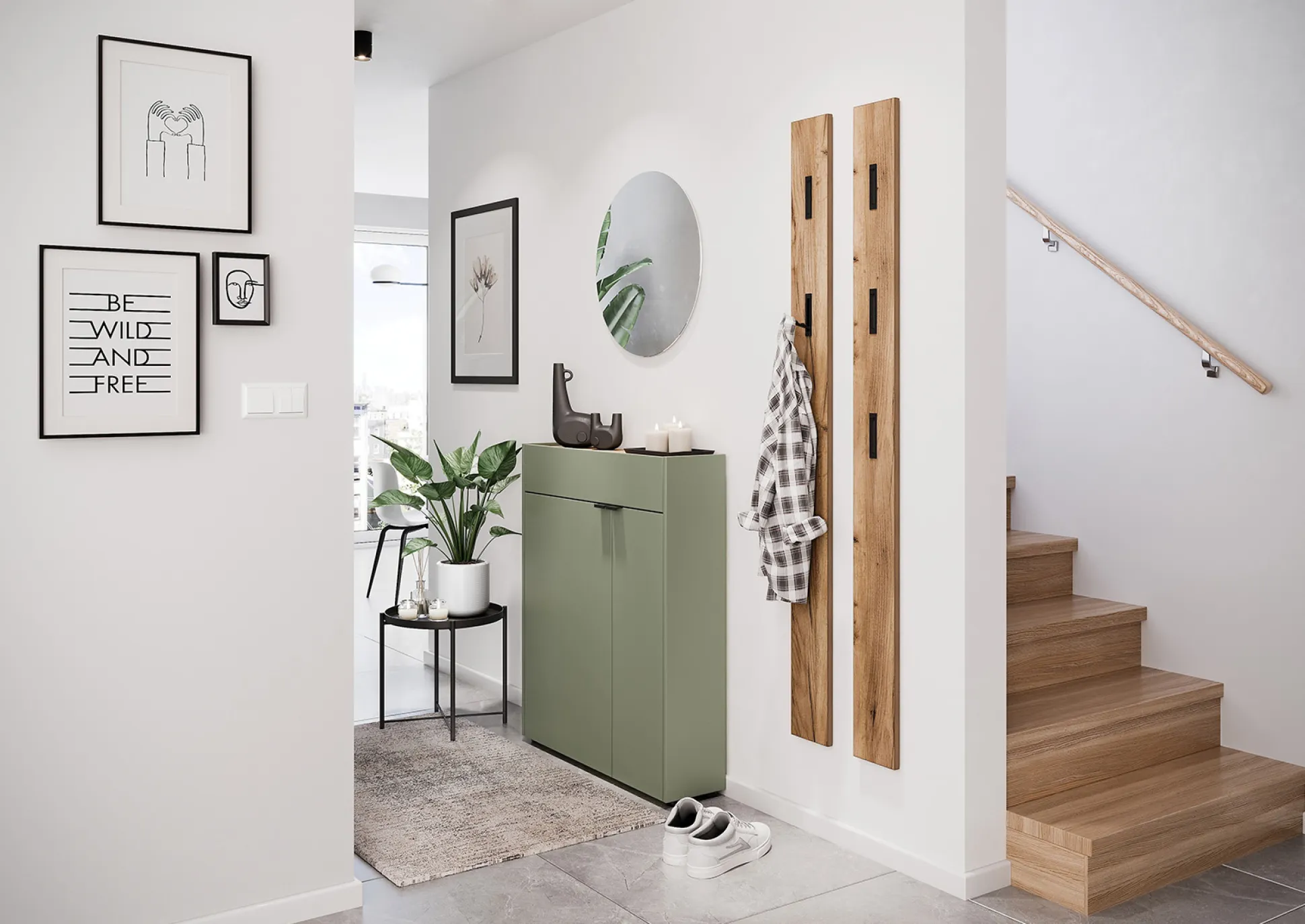 Opbergkast Eleonore Groen 83 cm