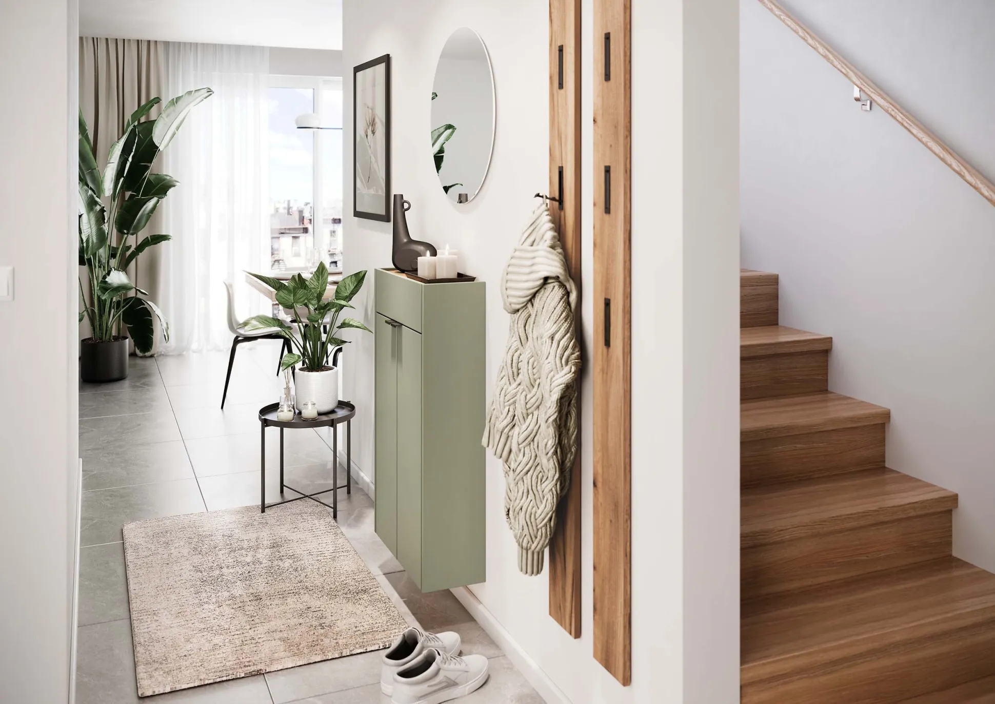 Opbergkast Eleonore Groen 56 cm