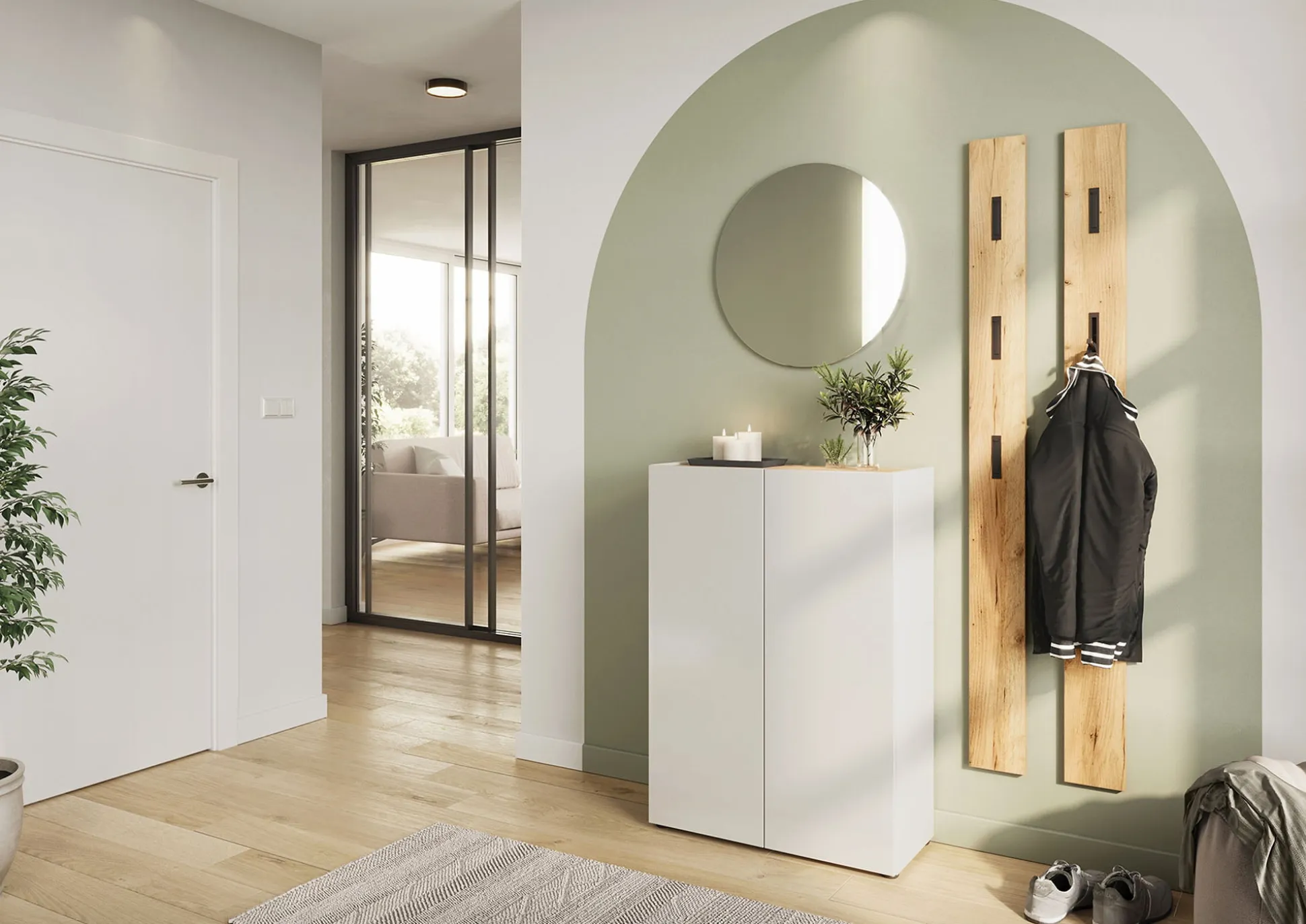 Opbergkast Eleonore Wit 74 cm