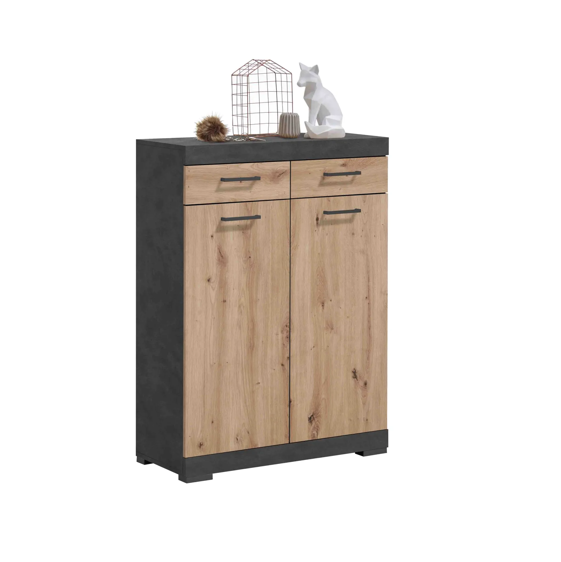 Opbergkast Hermes Artisan Eiken 80x35x110 cm