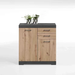 Opbergkast Hermes Artisan Eiken 80x35x90 cm – 2