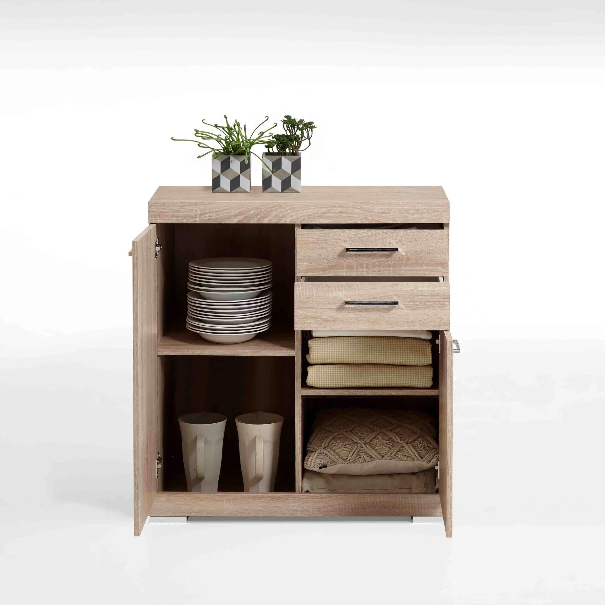 Opbergkast Hermes Eiken 80x50x90 cm – 1