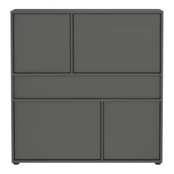 Opbergkast Mathieu Grafiet 105 cm