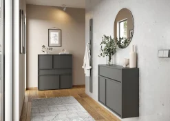 Opbergkast Mathieu Grafiet 105 cm