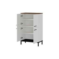 Opbergkast Serpa Kasjmier Walnoot