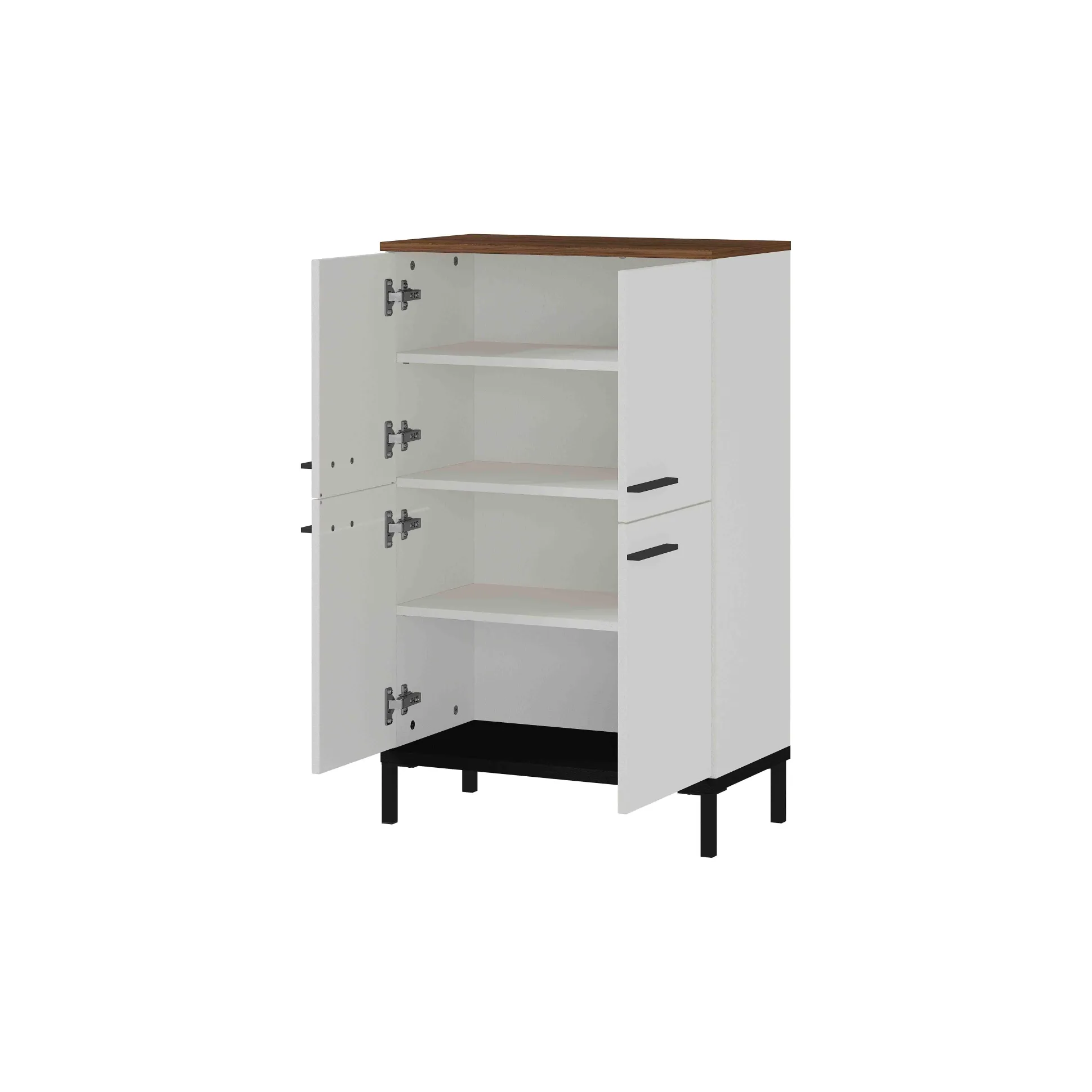 Opbergkast Serpa Kasjmier Walnoot