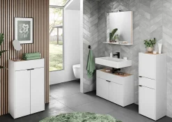 Opbergkast Sicilia Wit Eiken