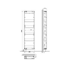 Opbergkast spiegel Onyx