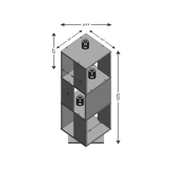 Ordnerzuil Mars Beton