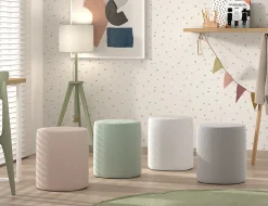 Poef Victoria Bouclé Groen