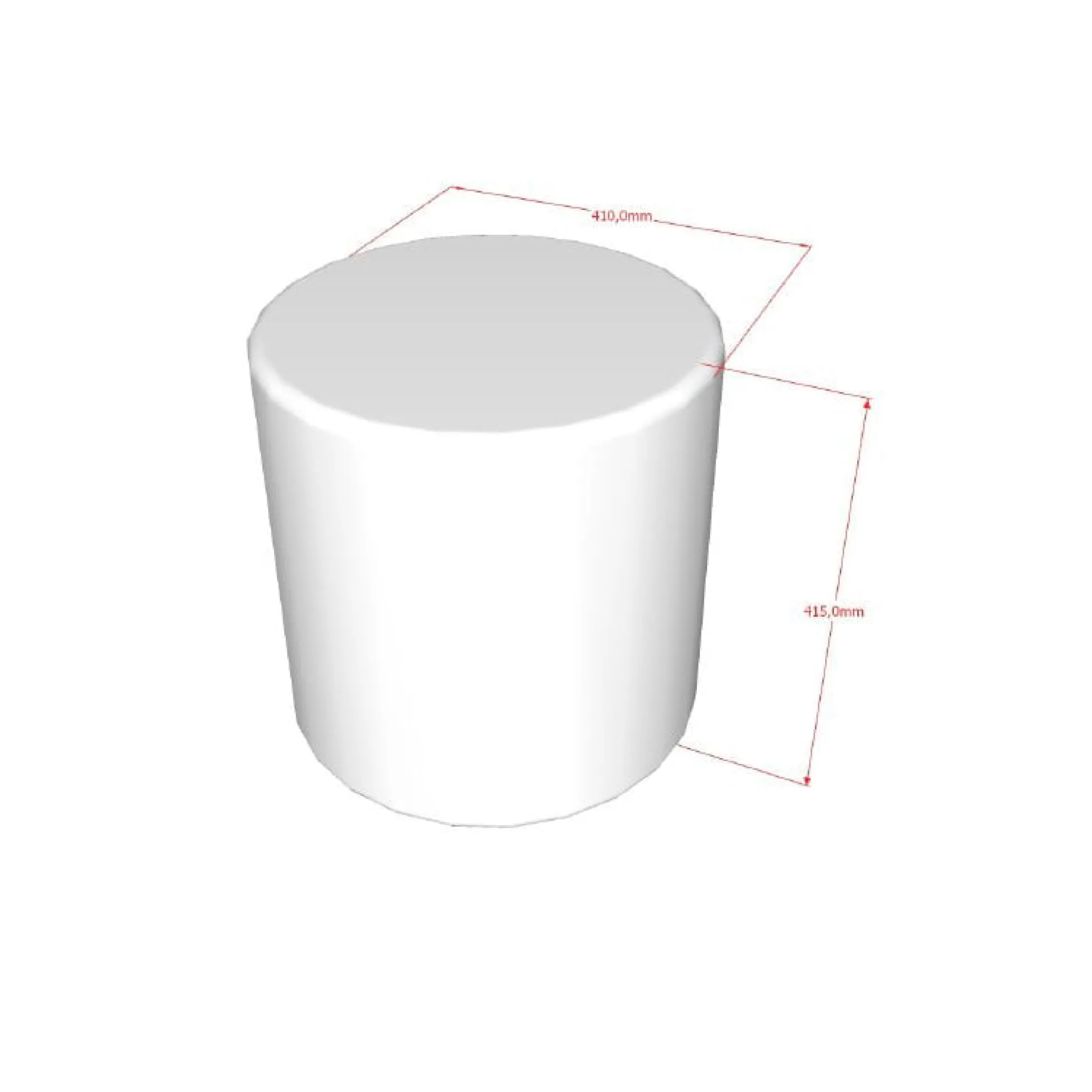 Poef Victoria Bouclé Groen