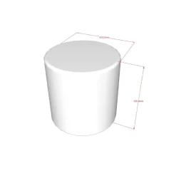 Poef Victoria Bouclé Roze