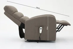 Relaxfauteuil Lenny Taupe