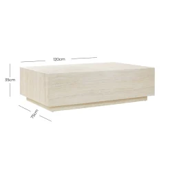 Salontafel Jip Travertine 120x75cm