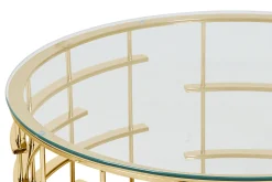 Salontafel Kenzi Goud – Helder Glas