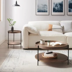 Salontafel Kyoto Walnoot – Set van 2