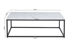 Salontafel Lina Wit Marmer