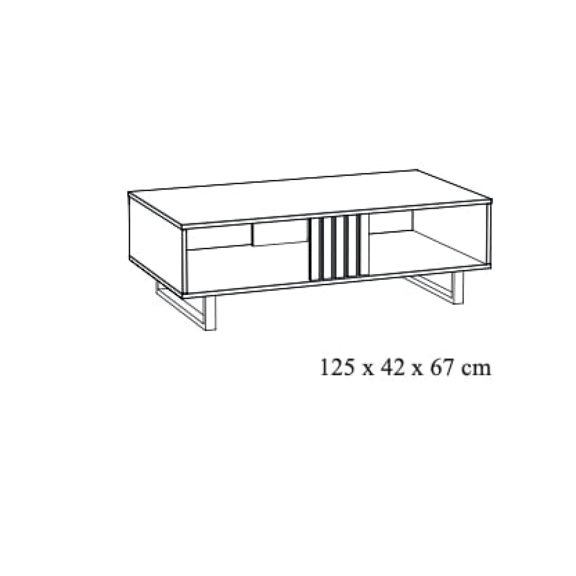 Salontafel Myron Zwart