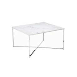 Salontafel Nuray Wit-Chroom