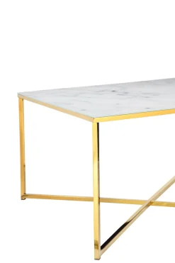Salontafel Nuray Wit-Goud