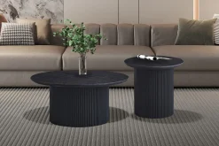 Salontafel Odile Donkerbruin 50cm