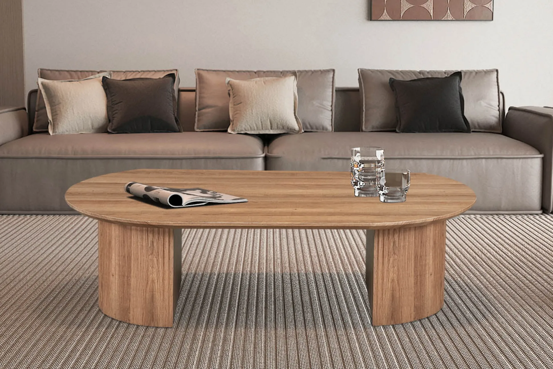 Salontafel Odile Oudeiken 120cm