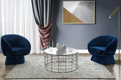 Salontafel Onon Zilver 90 cm