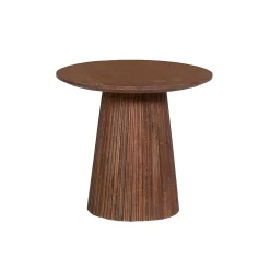 Salontafel River Rond Lichtbruin 50 cm