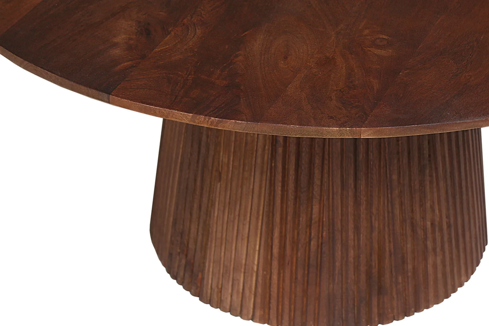 Salontafel River Rond Lichtbruin 80 cm