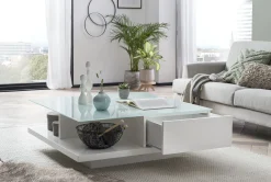 Salontafel Sabrosa Hoogglans Wit