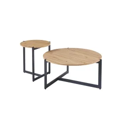 Salontafel set Axelle Eiken