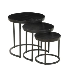 Salontafel set Vienna Zwart