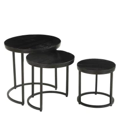 Salontafel set Vienna Zwart