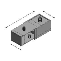 Salontafel Vermont Wit