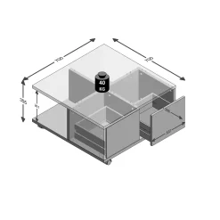 Salontafel Vince Wit