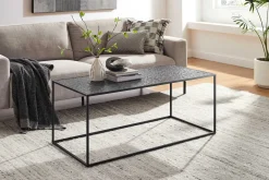 Salontafel Wolga Zwart 110 cm