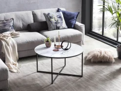 Salontafel Yasmin Wit-Zwart