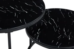 Salontafelset Fréderique Zwart Marmer