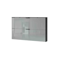 Schoenenkast Jared Grafiet Grijs