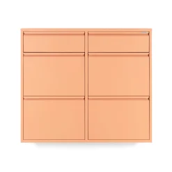 Schoenenkast Oscar-6 Terracotta