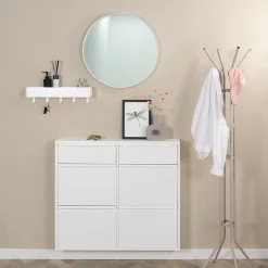 Schoenenkast Oscar-6 Wit