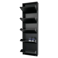 Schoenenkast Oscar-5 Zwart