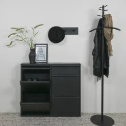 Schoenenkast Oscar-6 Zwart